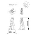 Vase "Entangle tube"