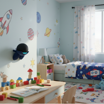 Amazon echo dot 5 Space Drone vægbeslag