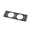 10" Rack-blæserpanel til 2 × 80 mm blæsere