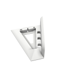 Starlink router Gen.1 + strømadapter vægbeslag Starlink router Gen.1 + strømadapter vægbeslag